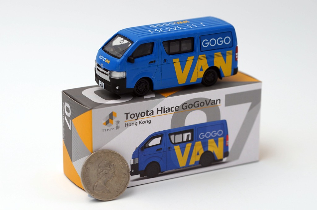 Tiny #07豐田Hiace（H200系）GoGoVan客貨車, 興趣及遊戲, 玩具& 遊戲類