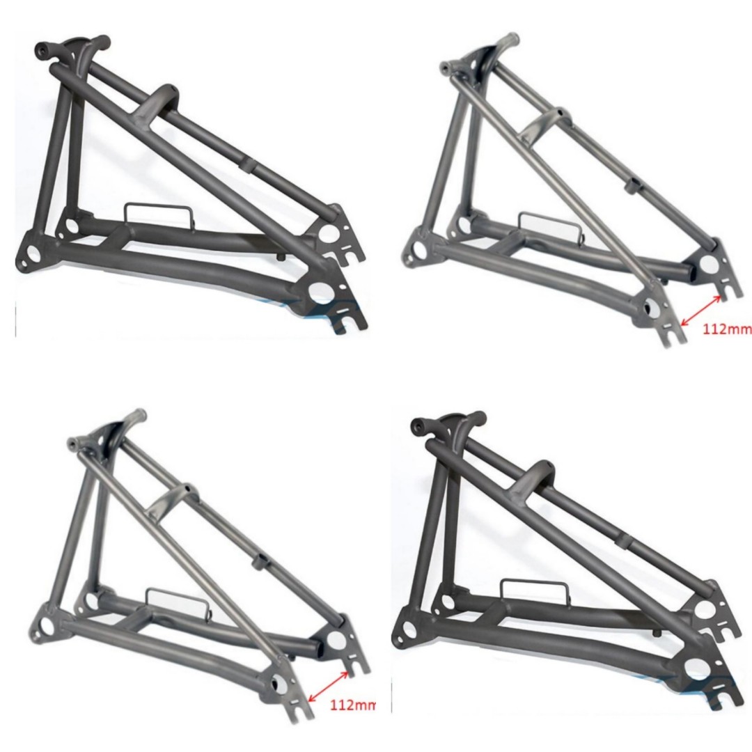 Titanium Rear Frame for Brompton, Sports Equipment, Bicycles & Parts ...