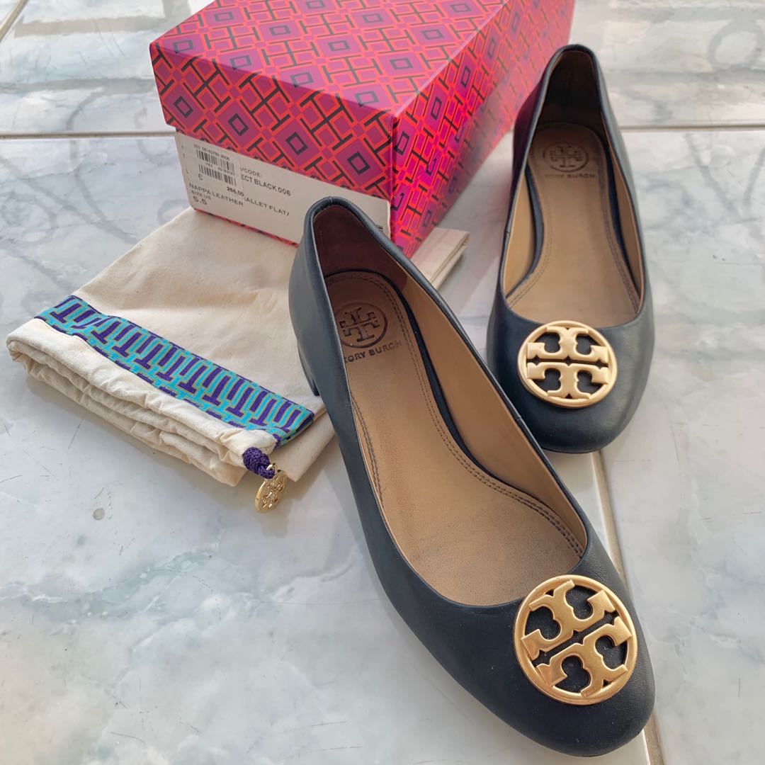 Tory Burch Chelsea 25mm ballet flat in Black