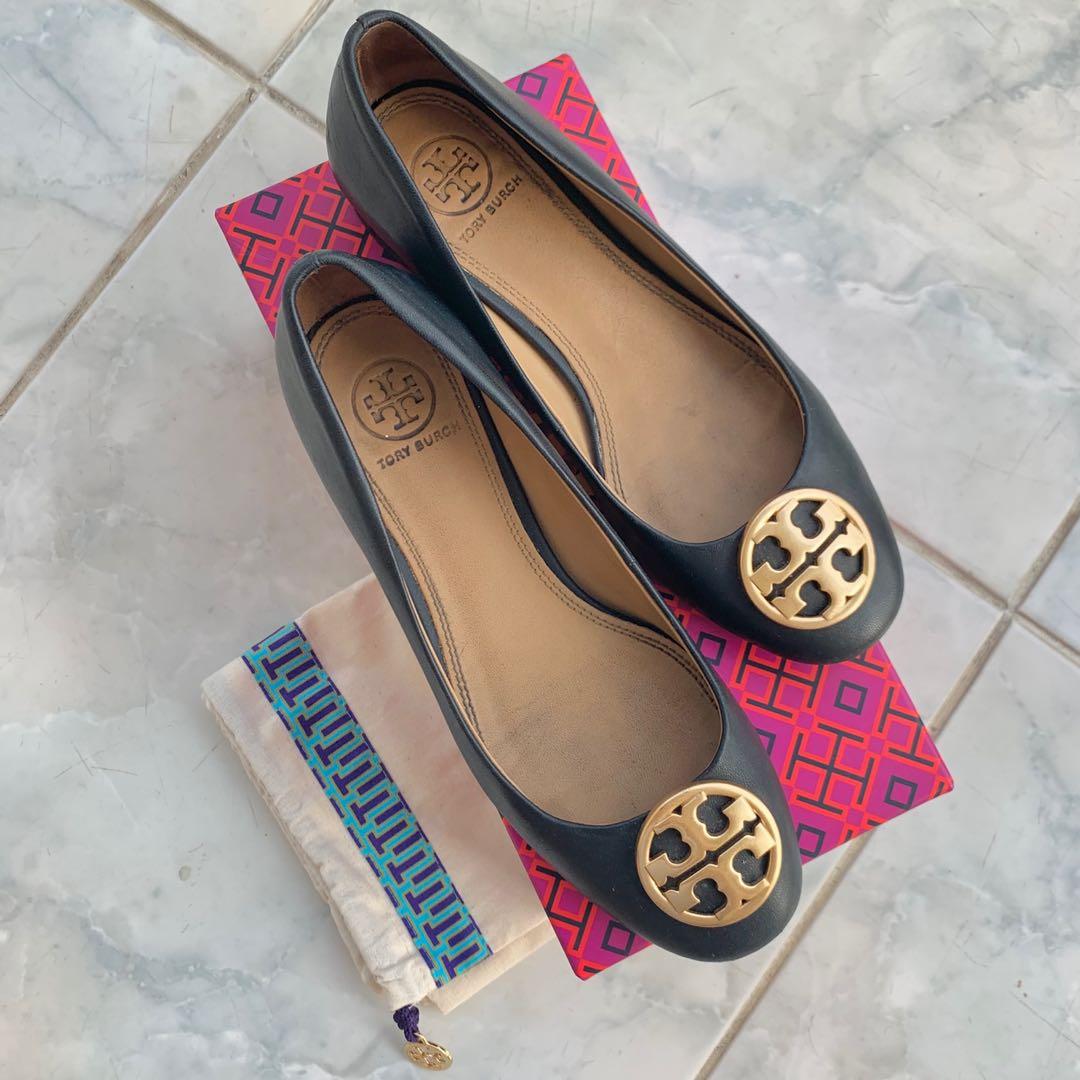 Tory Burch Chelsea 25mm ballet flat in Black