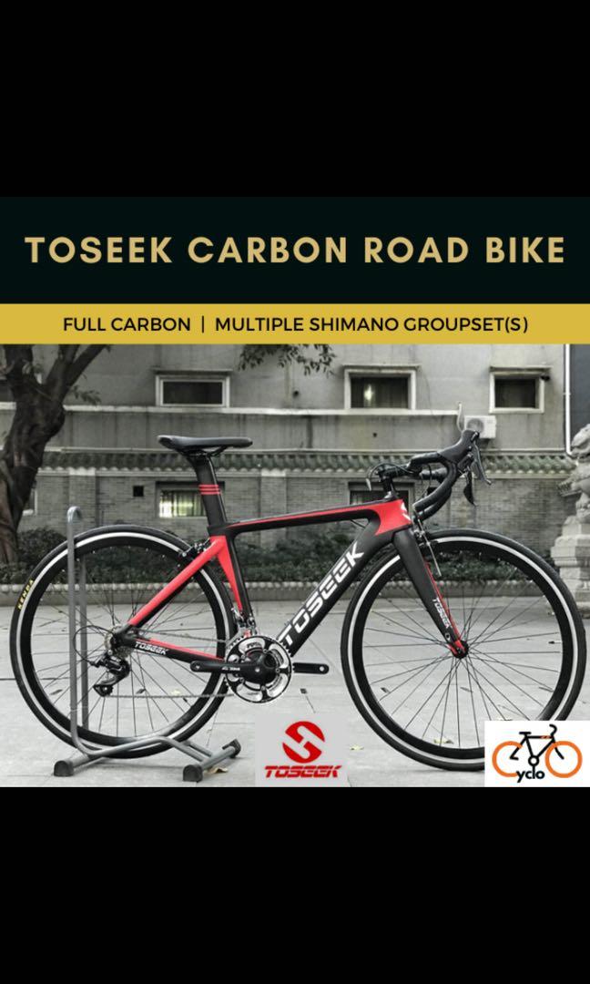 toseek carbon road bike