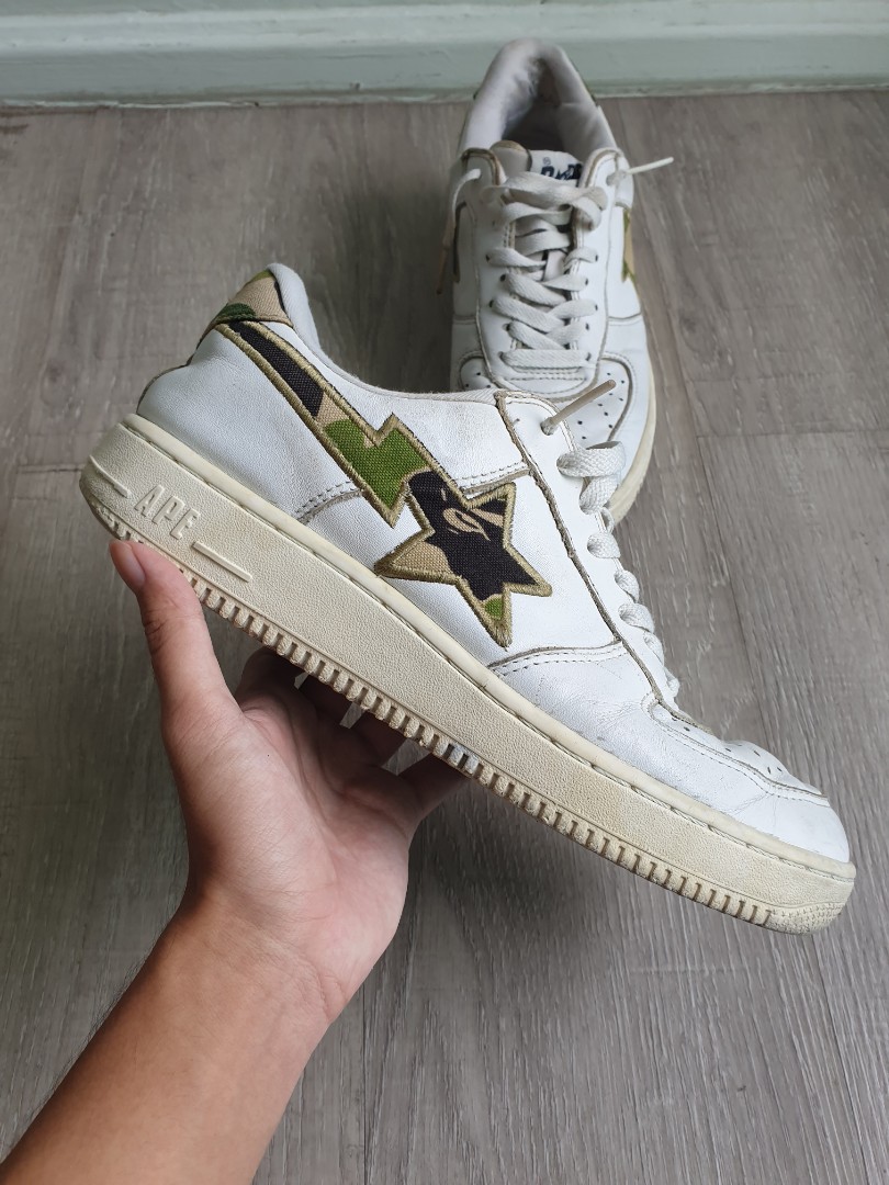Vintage Bapesta OG Camo Men s Fashion Footwear Sneakers on