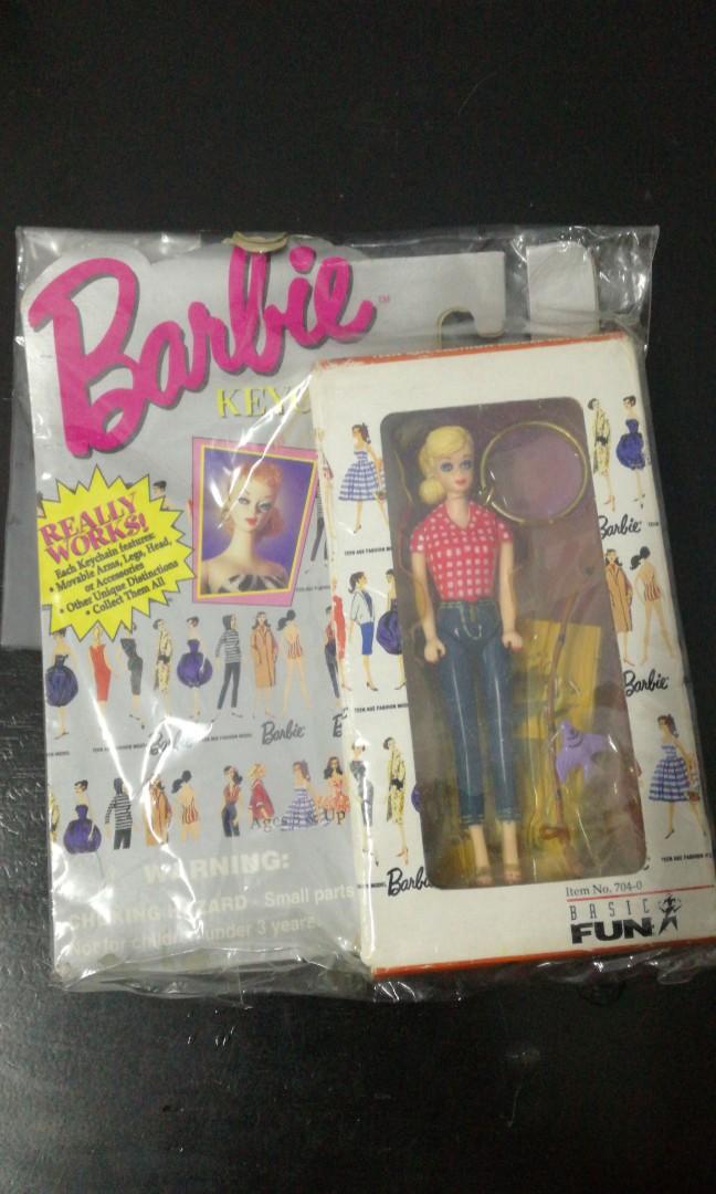 vintage barbie keychain