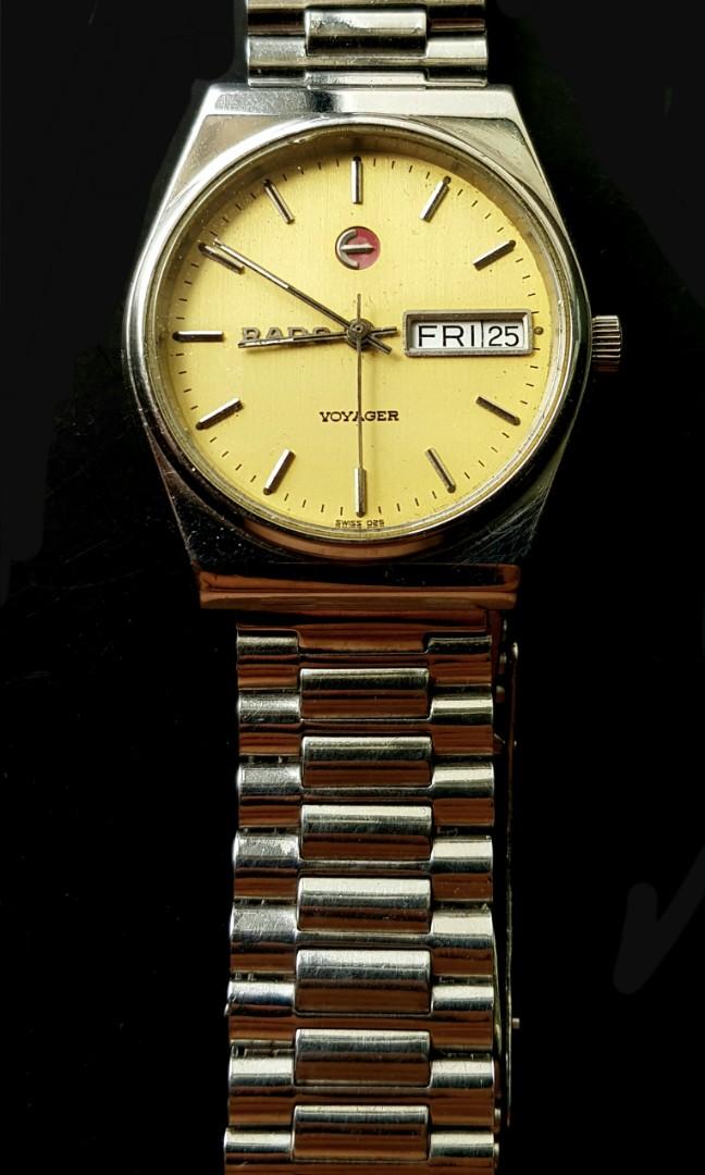 Vintage Rado Voyager Auto Men Watch Men S Fashion Watches On Carousell