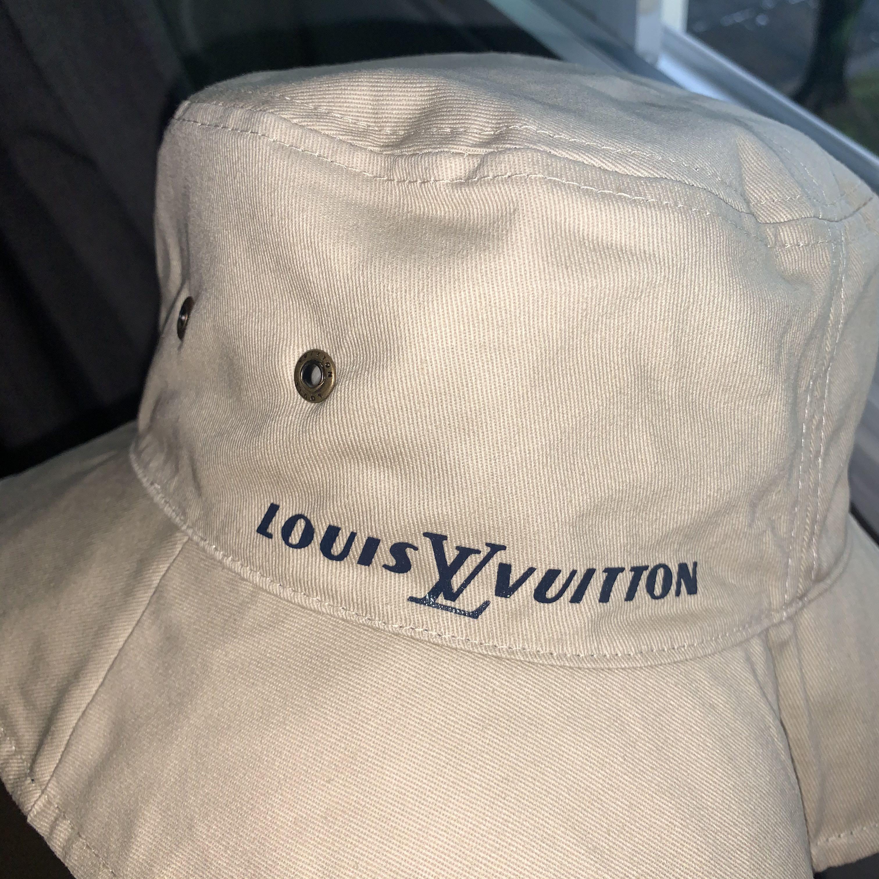 LOUIS VUITTON Monogram Denim Bucket Hat 52939
