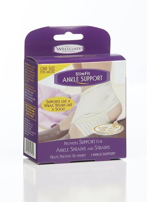 Wellgate Womens Slim Fit Ankle Support Innovative Ankle Brace Wrap Sock Pain Relief Guard Supports Like A Wrap Wears Like A Sock Assistive Devices Rehabilitative Devices On Carousell Slim fit ankle support quantity. wellgate womens slim fit ankle support