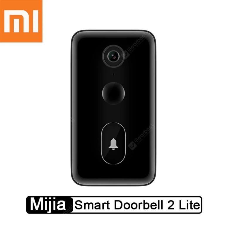 Xiaomi Mijia Video Doorbell 2 Lite CCTV Camera Door Bell HD 720P AI Smart Human Move Night Motion Detection Voice Change