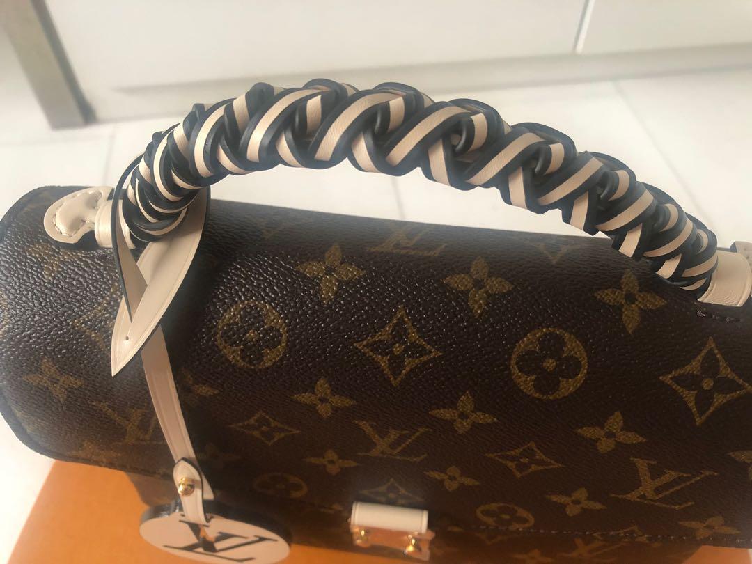 100% Authentic BNWT Louis Vuitton Pochette Metis Braided Handle in Cream  White, Luxury, Bags & Wallets on Carousell