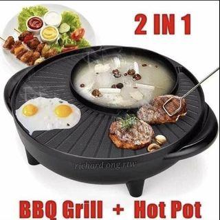 2 in 1 Griller and Hot Pot
