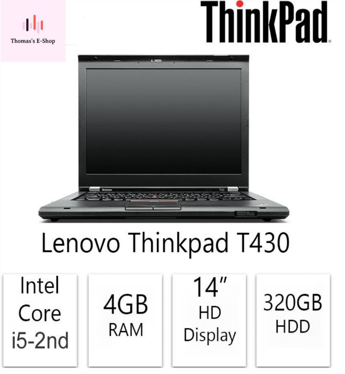 3 Days Delivery Refurbished Lenovo Thinkpad T430 Core I5 2520m