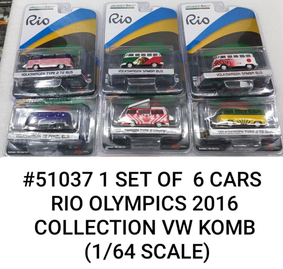 1 Set Of Cars Rio Olympics 16 Collection Vw Kombi 1 64 Scale Toys Games Bricks Figurines On Carousell