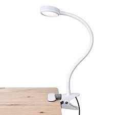 HQOON 3 Color Modes USB Desk Lamp Including ... Bedside Lamp LED Reading Light 