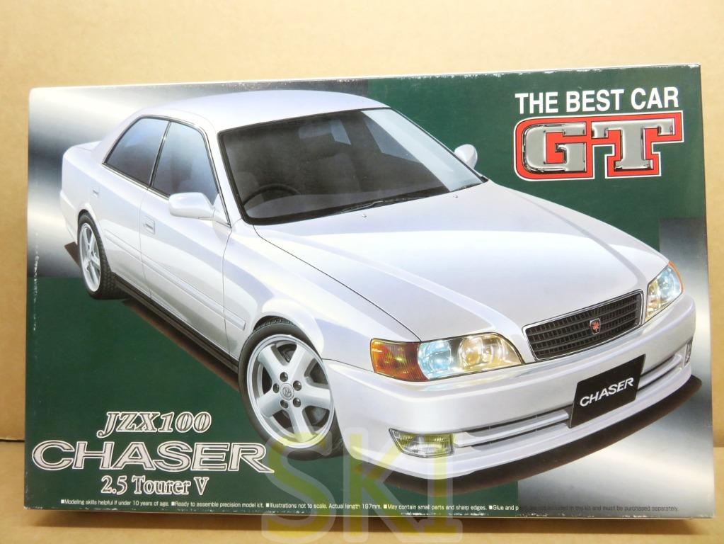 汽車模型 中古品 Aoshima 1 24 Toyota Chaser Jzx100 Model Kit 玩具 遊戲類 玩具 Carousell