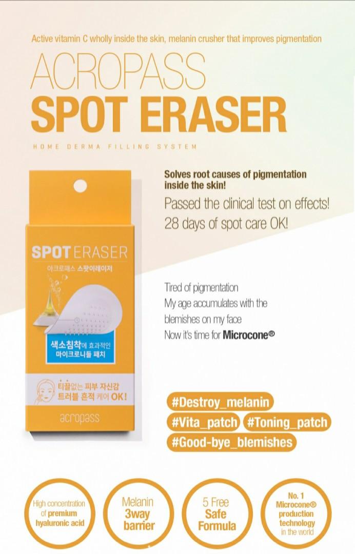 Acropass Spot Eraser Micro Needle Patch, Beauty & Personal Care, Face