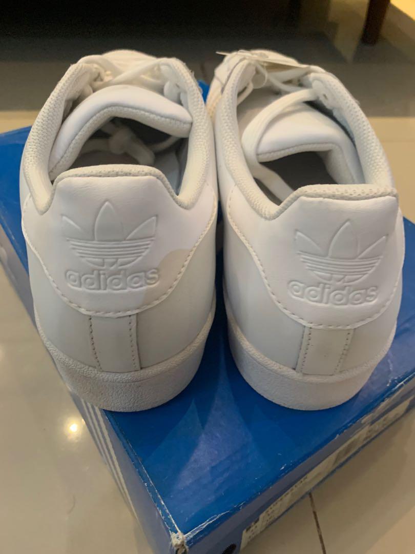 Adidas Superstar Foundation All White Men s Fashion Footwear