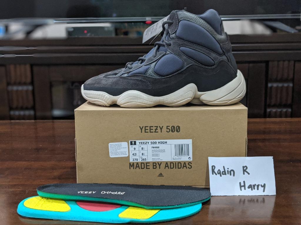 Adidas Yeezy 500 High Slate, Men's Fashion, Footwear, Sneakers on ...