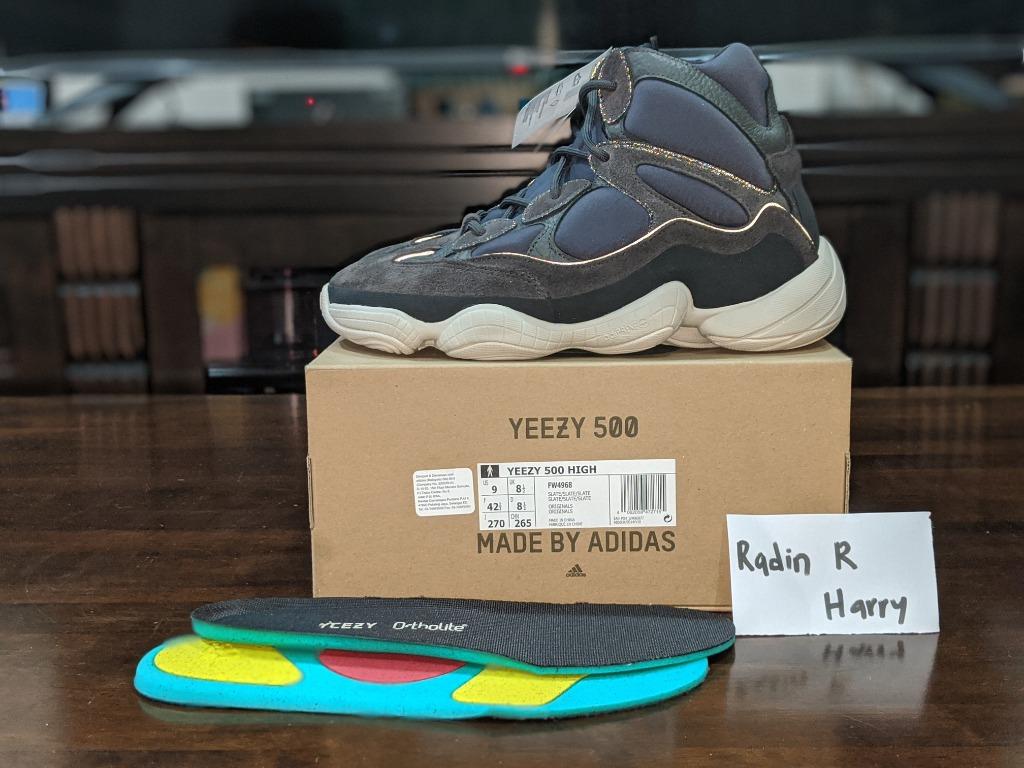 Adidas Yeezy 500 High Slate Men s Fashion Footwear Sneakers on