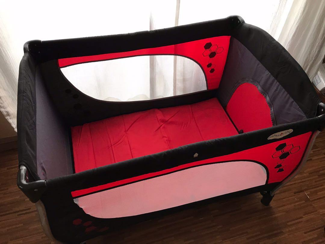 ASHWORTHY Baby Crib Playpen moved to Antique Babies Kids Baby Nursery Kids Furniture Cots Cribs on Carousell