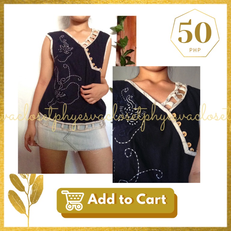 Asian Style Top, Women's Fashion, Tops, Others Tops on Carousell