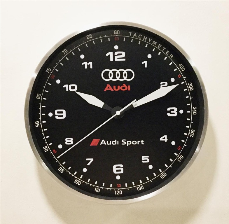 Audi Speedometer Inspired Wall Clock R8, Furniture & Home Living