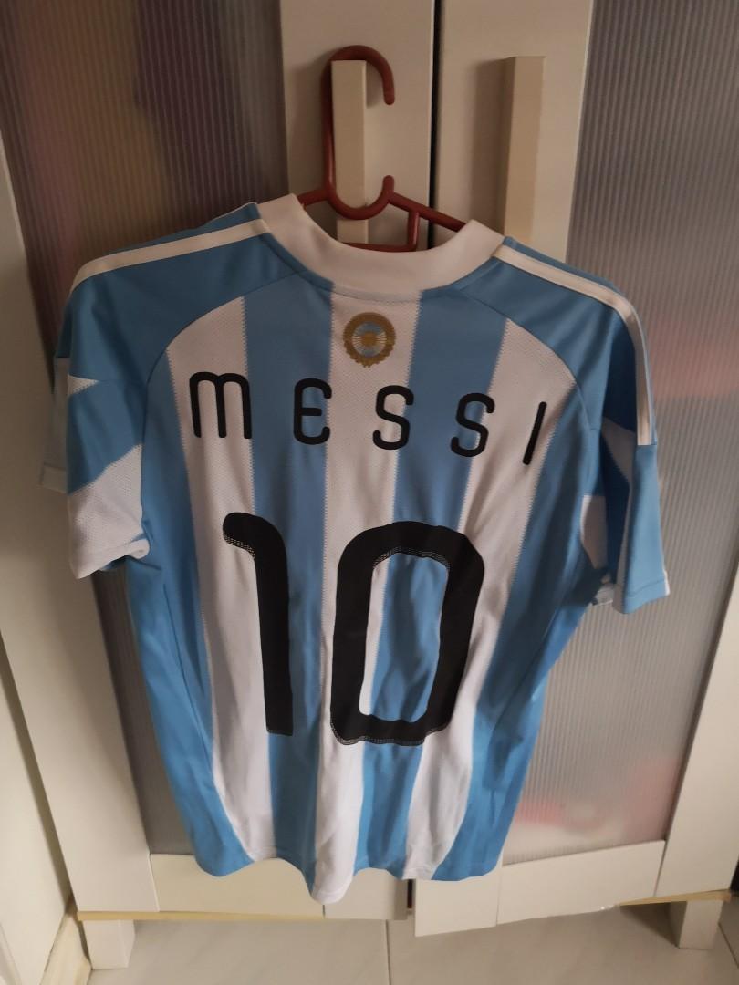 Authentic Argentina World Cup Jersey Messi No: 10, Men's Fashion