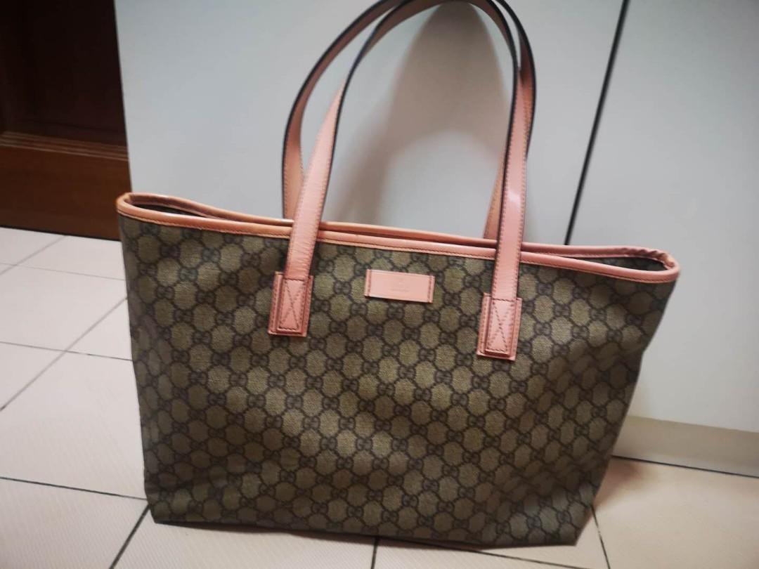 Gucci tote outlet bag with zipper