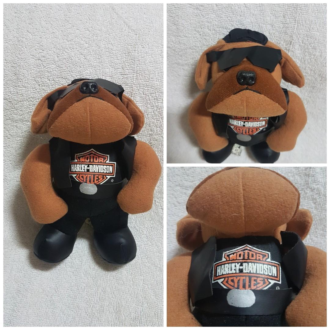 Harley davidson shop stuffed bulldog