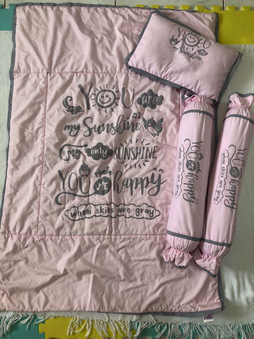 crib mattress comforter set