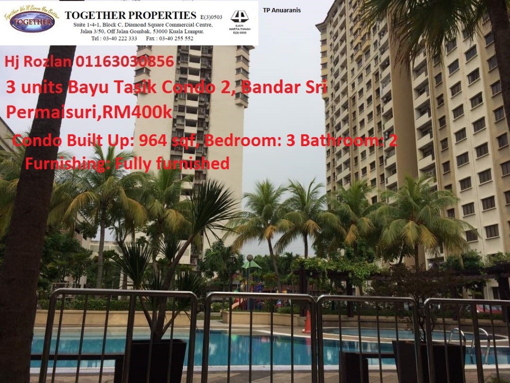 Bayu Tasik Condo 2 Bandar Sri Permaisuri Kl Property For Sale On Carousell