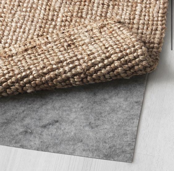 Beautiful Ikea Boho Logan’s Jute Rug 160 x 230 cm, Furniture, Home