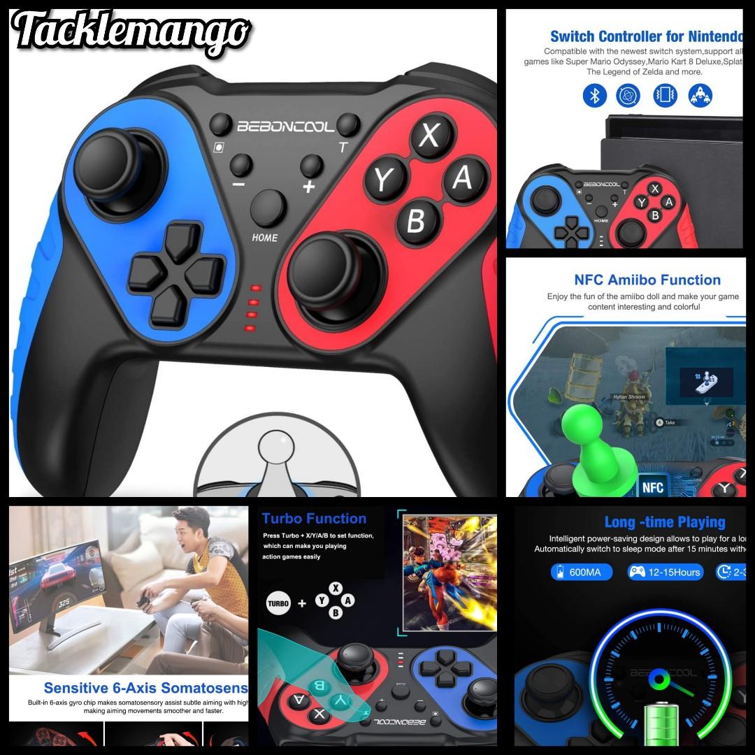 beboncool wireless controller for nintendo switch remote pro controller gamepads