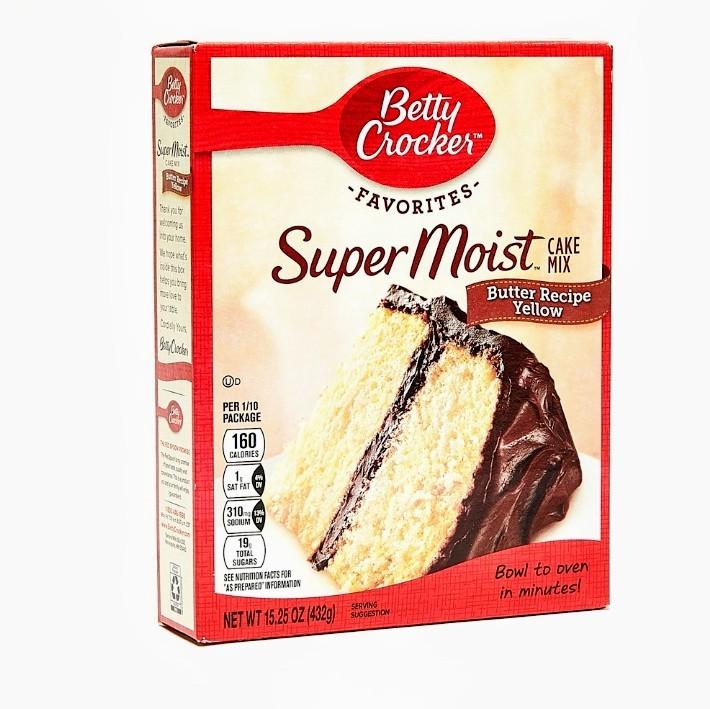 Betty Crocker Super Moist Butter Recipe Yellow Cake Mix Food Drinks Kitchen Staples On Carousell