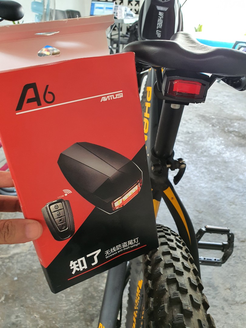 bicycle alarm with remote