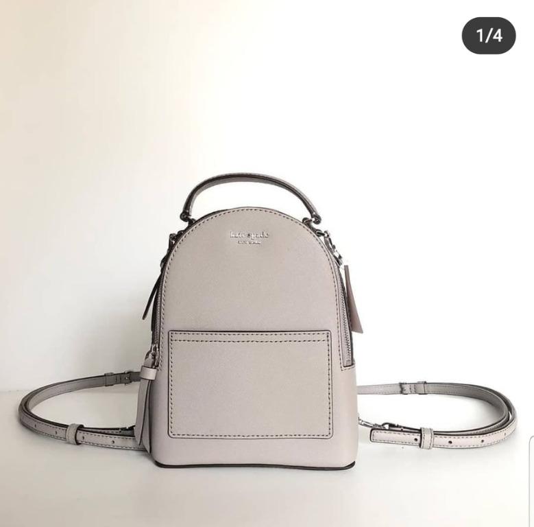 Brand New Kate Spade New York Women Mini Convertible Backpack Wkru5984 Cameron Softtaupe Women S Fashion Bags Wallets Backpacks On Carousell