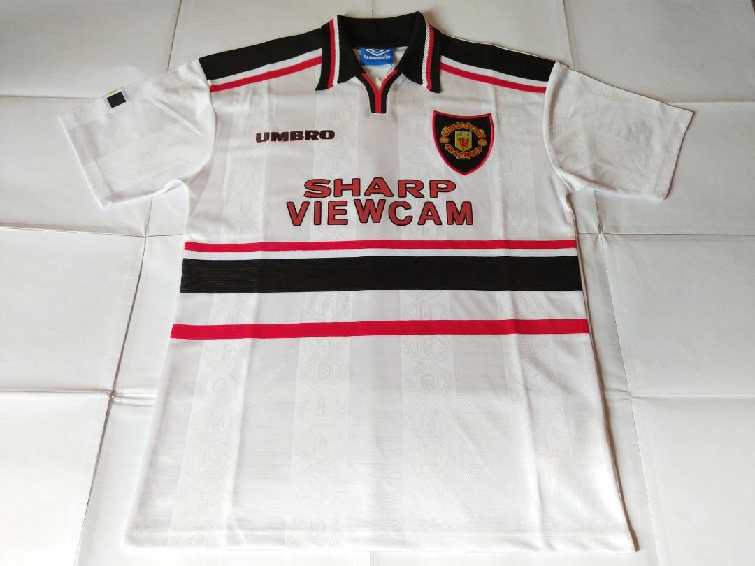 Brand New With Tag Manchester United Umbro 1997 Away Retro Football Jersey Sports Sports Apparel On Carousell