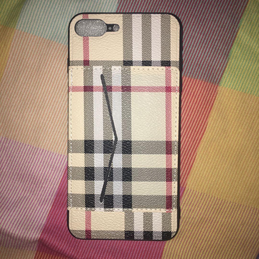 pink burberry phone case