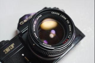 Canon EF & 50mm F1.4 SSC  自動曝光機械菲林相機
