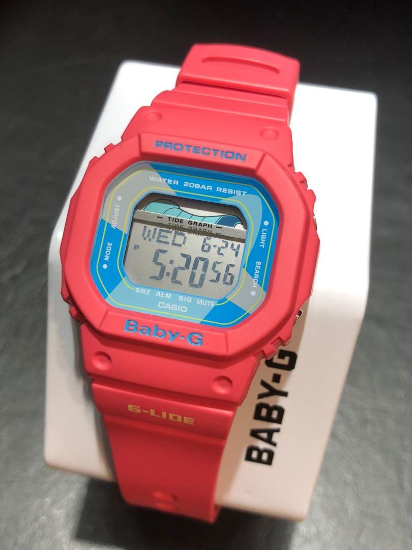 CASIO BABY-G G-LIDE BLX-560VH-4, 名牌, 手錶- Carousell