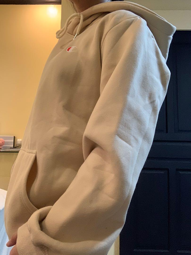 Apricot Champion Hoodie Women s Fashion Coats Jackets and Outerwear on Carousell