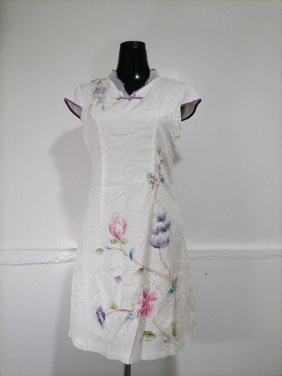 chinese collar girl dress
