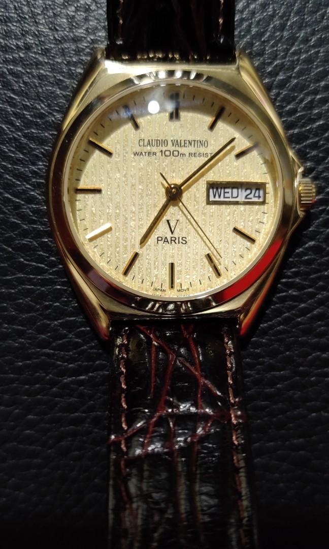 Claudio Valentino Men s Fashion Watches Accessories Watches on Carousell