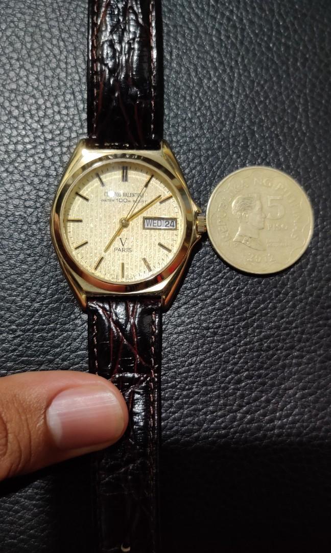 Claudio Valentino Men s Fashion Watches Accessories Watches on Carousell