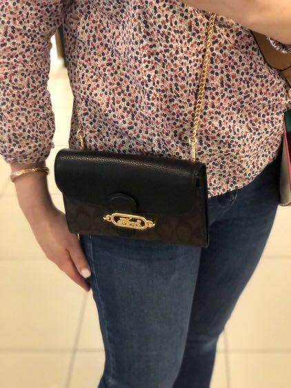 Coach jade chain store crossbody