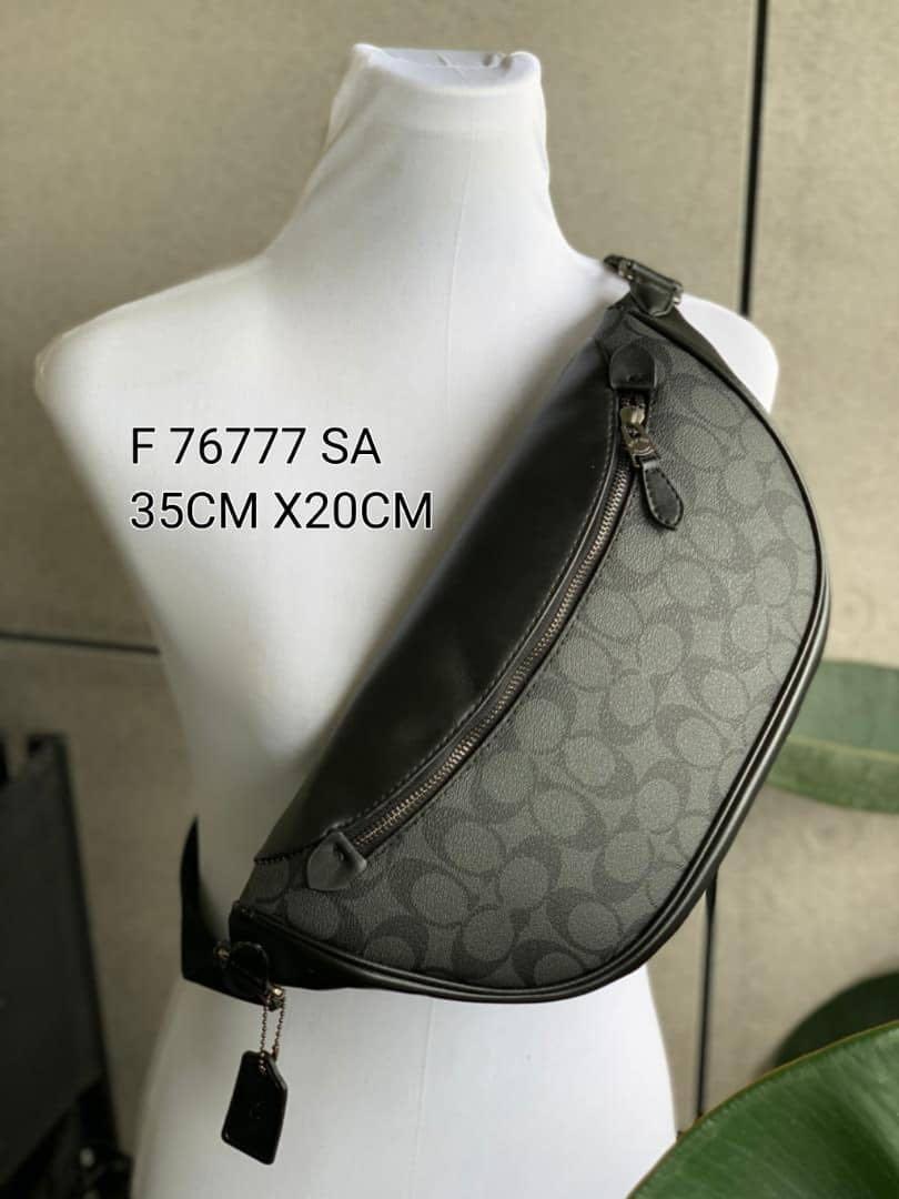 Coach 4009 Black Signature Leather Mens Bag for sale online  eBay