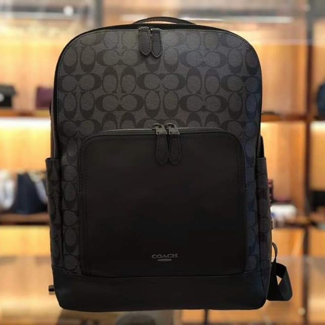 coach men's graham backpack