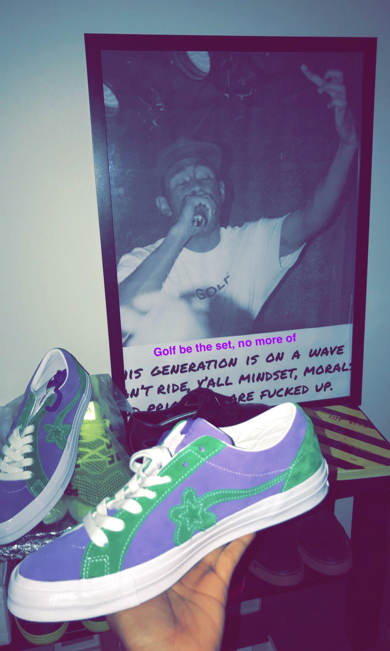 Golf le fleur converse green and purple new arrivals
