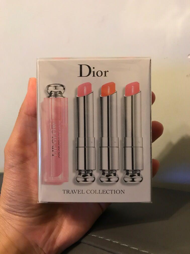 Dior travel collection 三色唇膏lipstick 