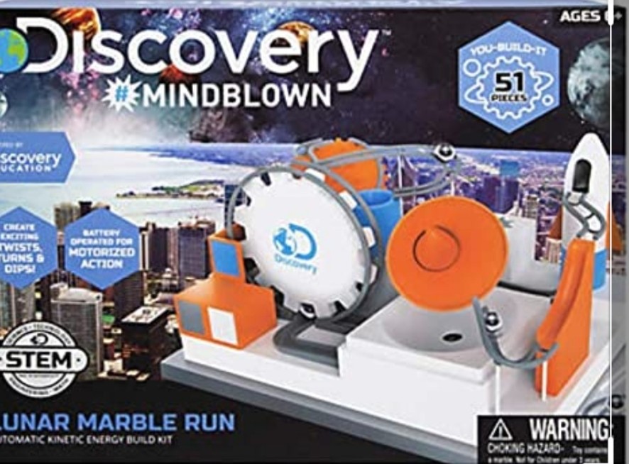 discovery mindblown lunar marble run