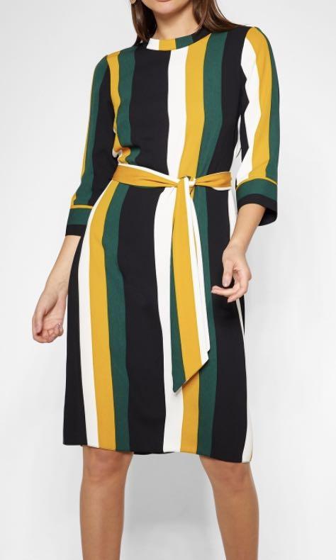 mango checkered dress