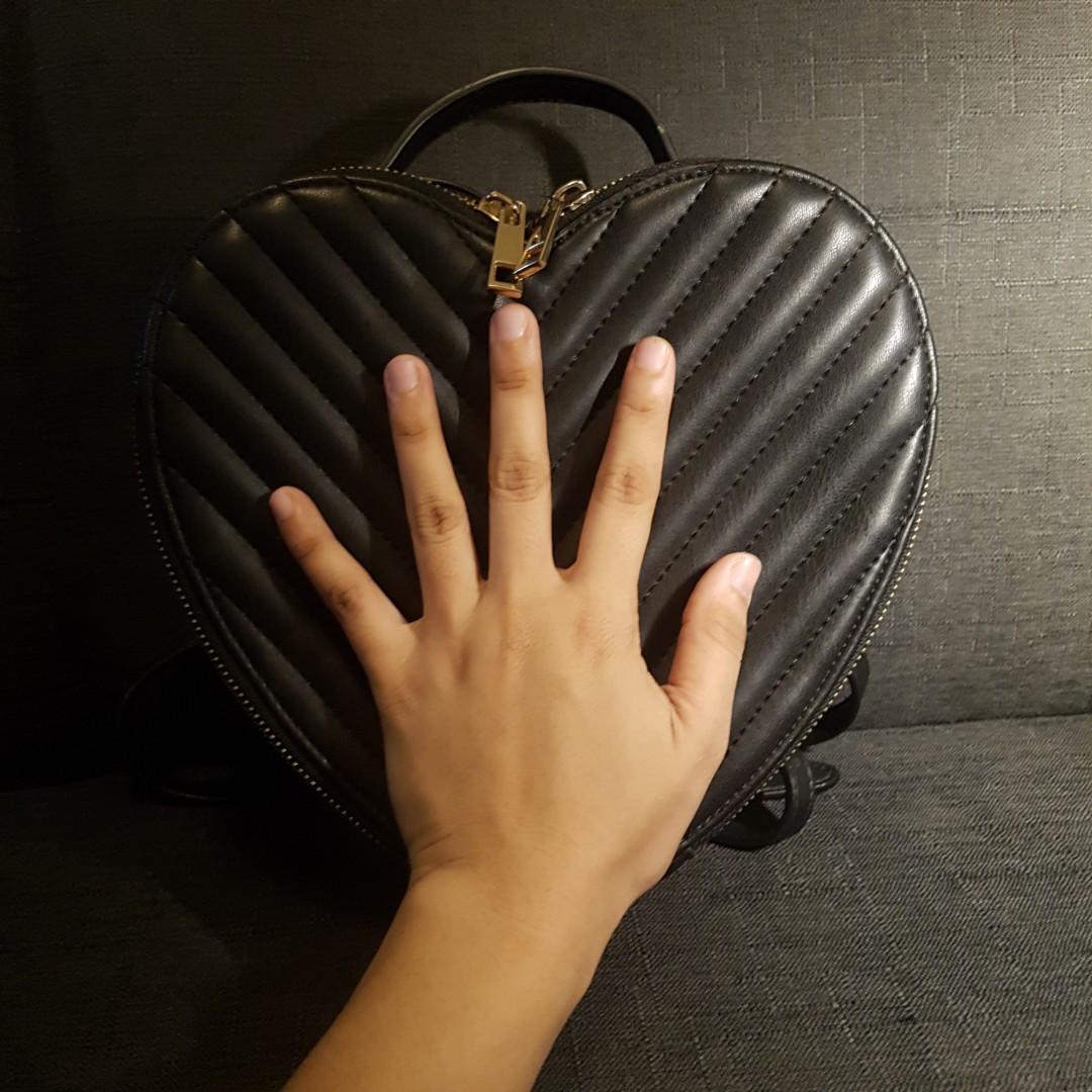 forever 21 heart backpack
